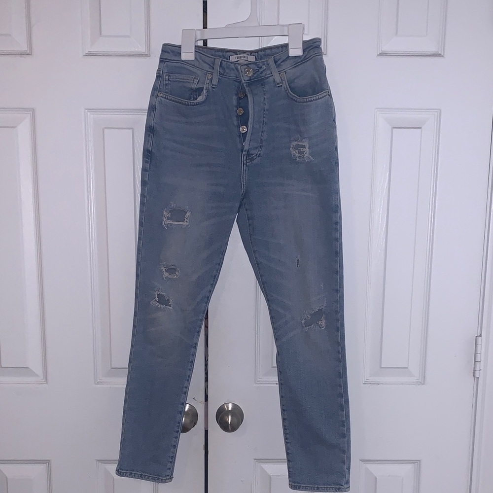 Forever 21 Light Blue Denim Jeans